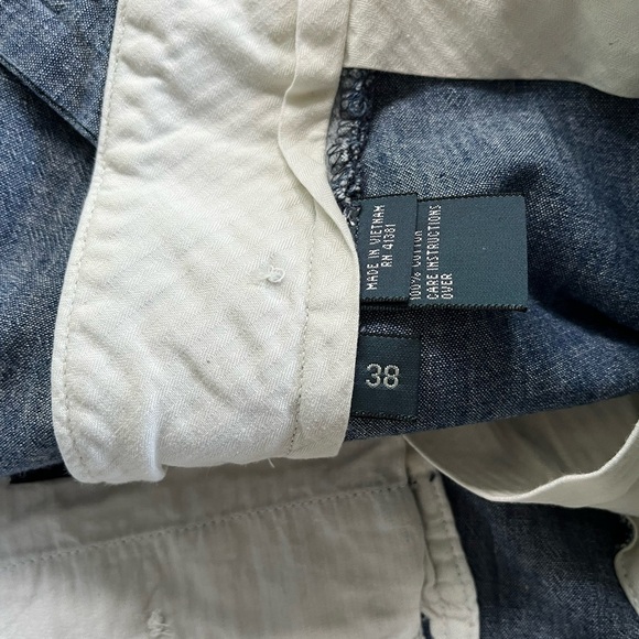 Polo Ralph Lauren Chambray Straight Fit Shorts Size 38 - Picture 7 of 10